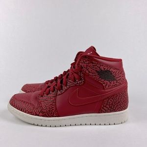 Nike Air Jordan 1 Retro High Red Elephant size men 10.5 839115-600